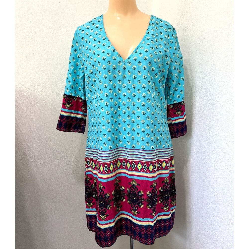 Old Navy Womens Tunic Top Size Medium Cover Up Boho Cottagecore Indie